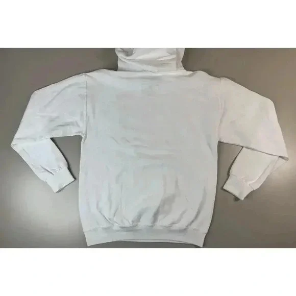 Poison Band Adult Sweatshirt Hoodie Men's M Graphic White Retro Band Merch Rock - Picture 7 of 8